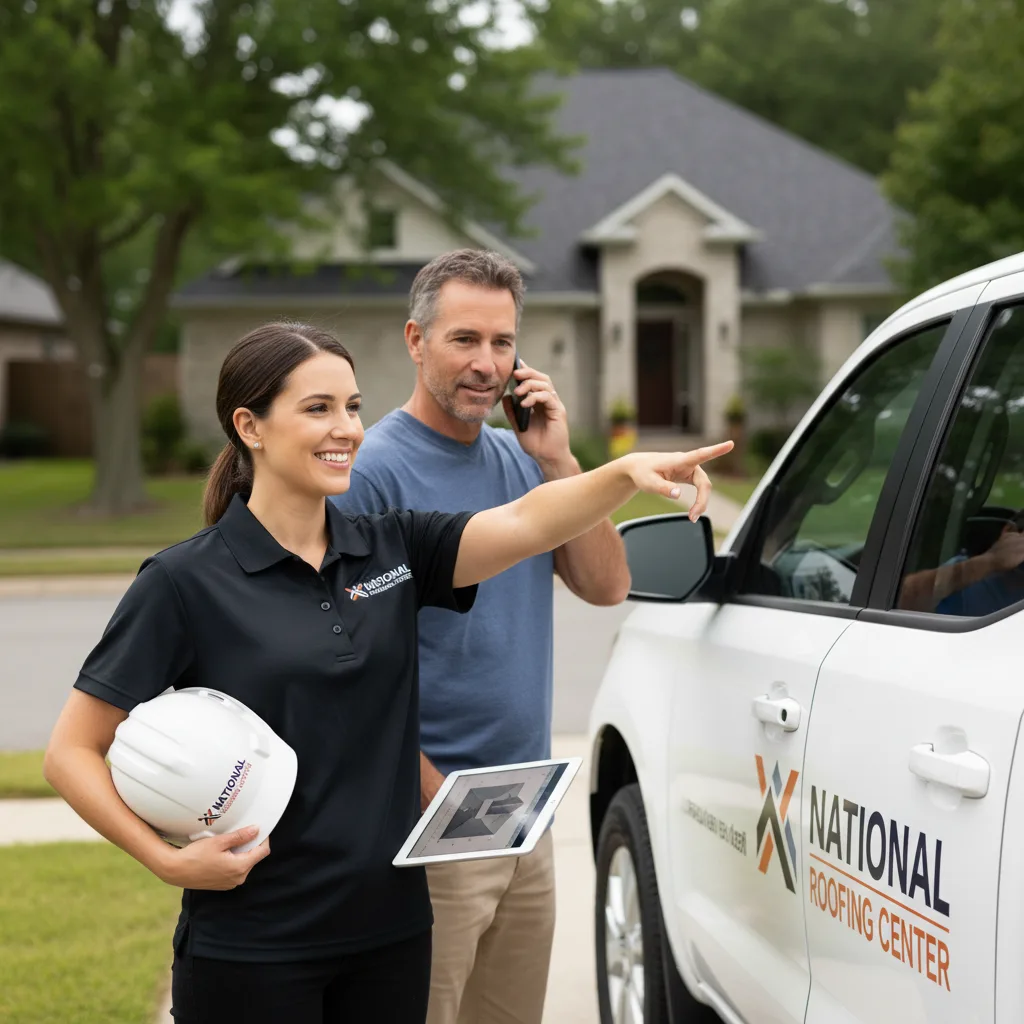 National Roofing Center customer support in Frankenmuth